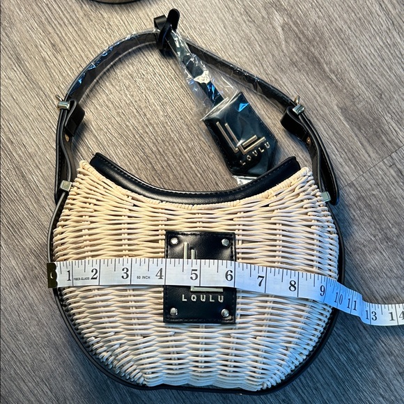 Loulu Woven Handbag Purse with Shoulder Strap - Picture 2 of 8